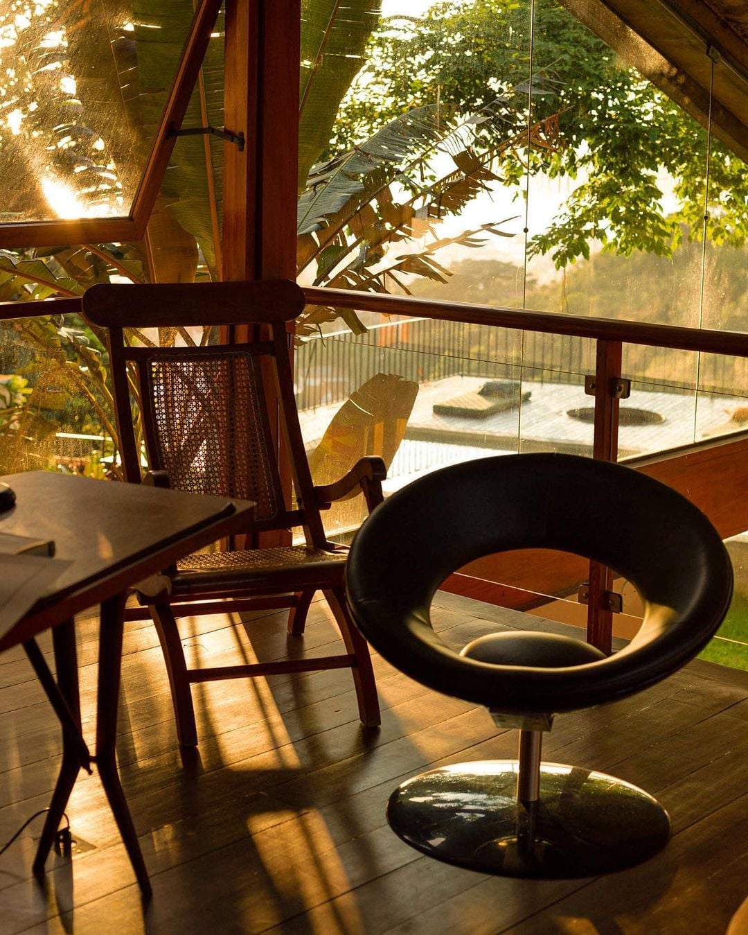 Golden hour at Chez Georges Hotel, Rio De Janiero, Brazil