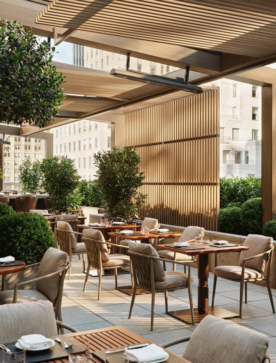 Arva Restaurant, Aman Hotel New York. Captured by Robert Rieger