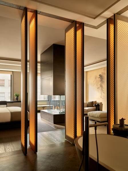 Grand Suite at Aman New York Hotel. Captured by Robert Rieger