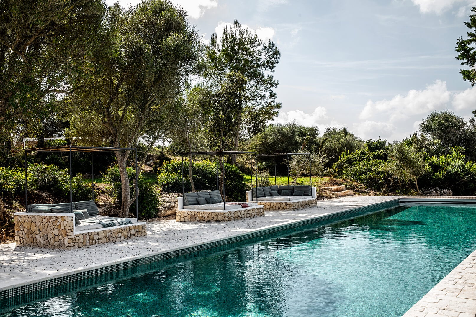 By the Pool Es Bec d’Aguila Finca Menorca, Spain