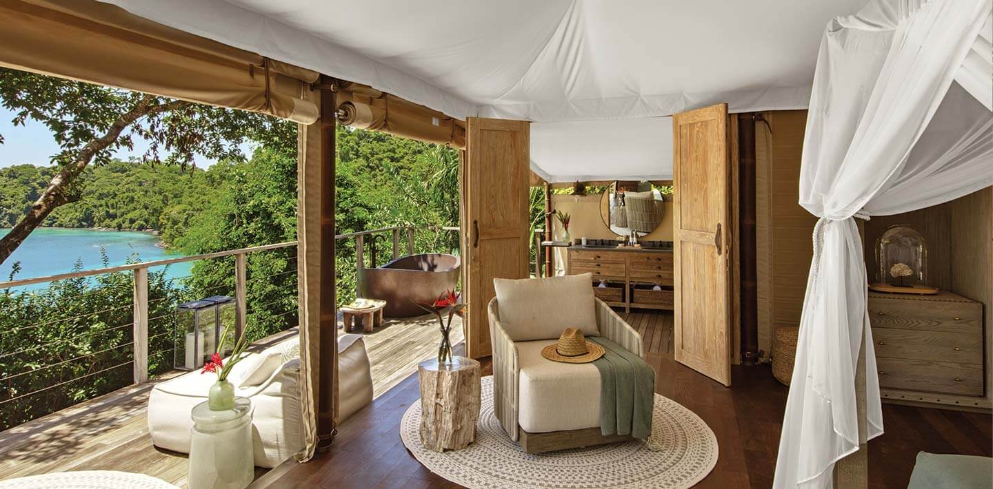 Ocean View Tented Casita Islas Secas Panama