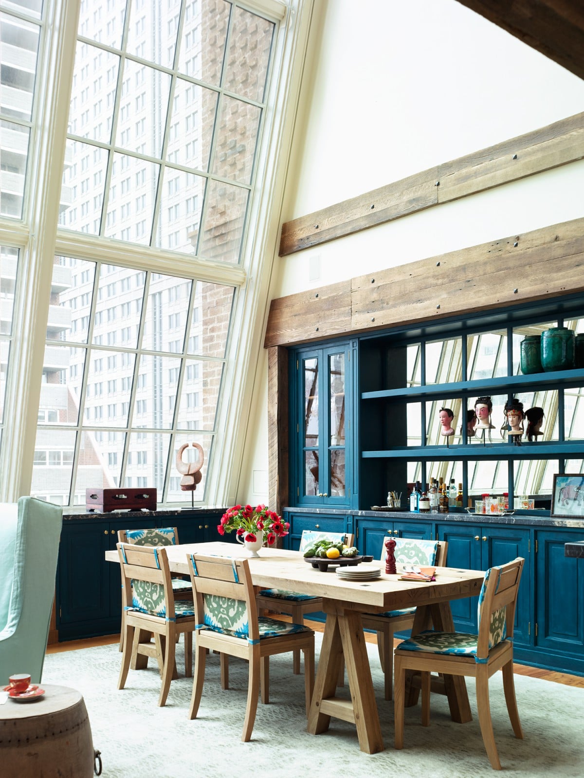 Greenwich Penthouse Living Room at The Greenwich Hotel in Tribeca
