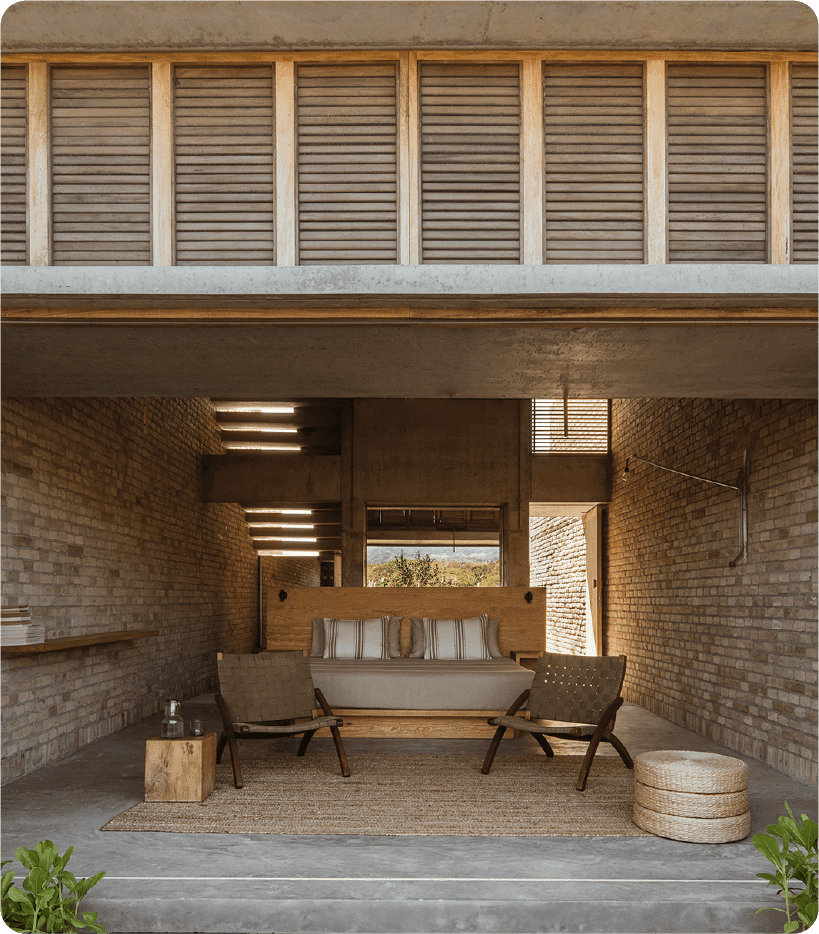 Ground floor of villa - Hotel Terrestre, Puerto Escondido, Oaxaca