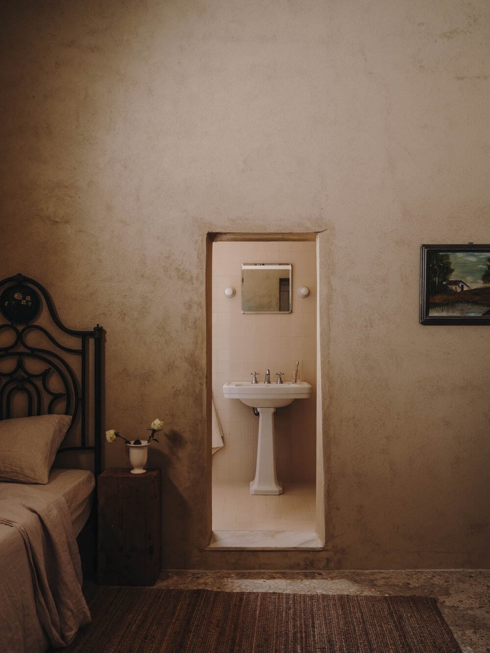 Single Bedroom Bathroom Casa Soleto, Puglia, Italy