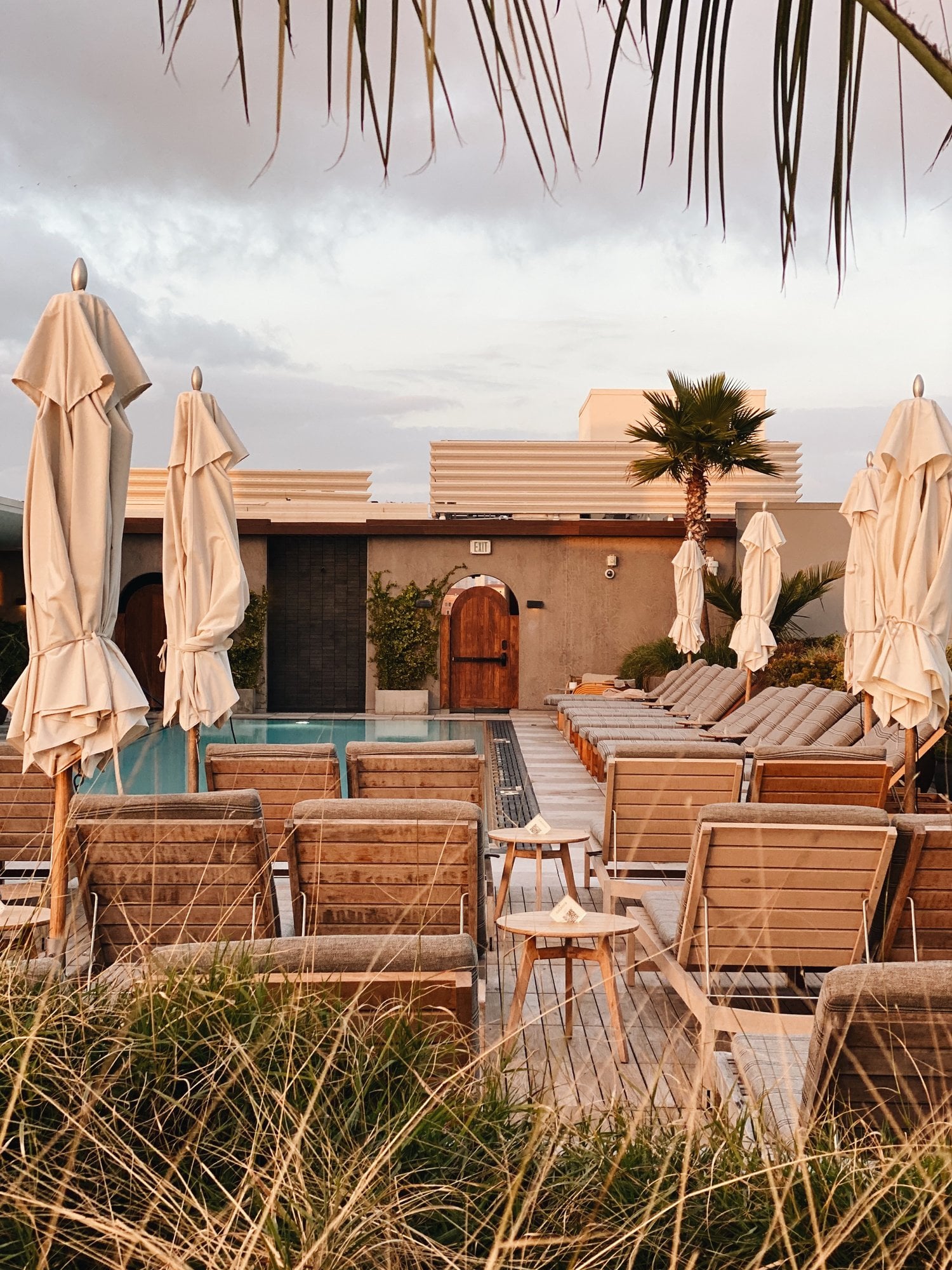 Rooftop pool at Santa Monica Proper Hotel, Design by Kelly Wearstler