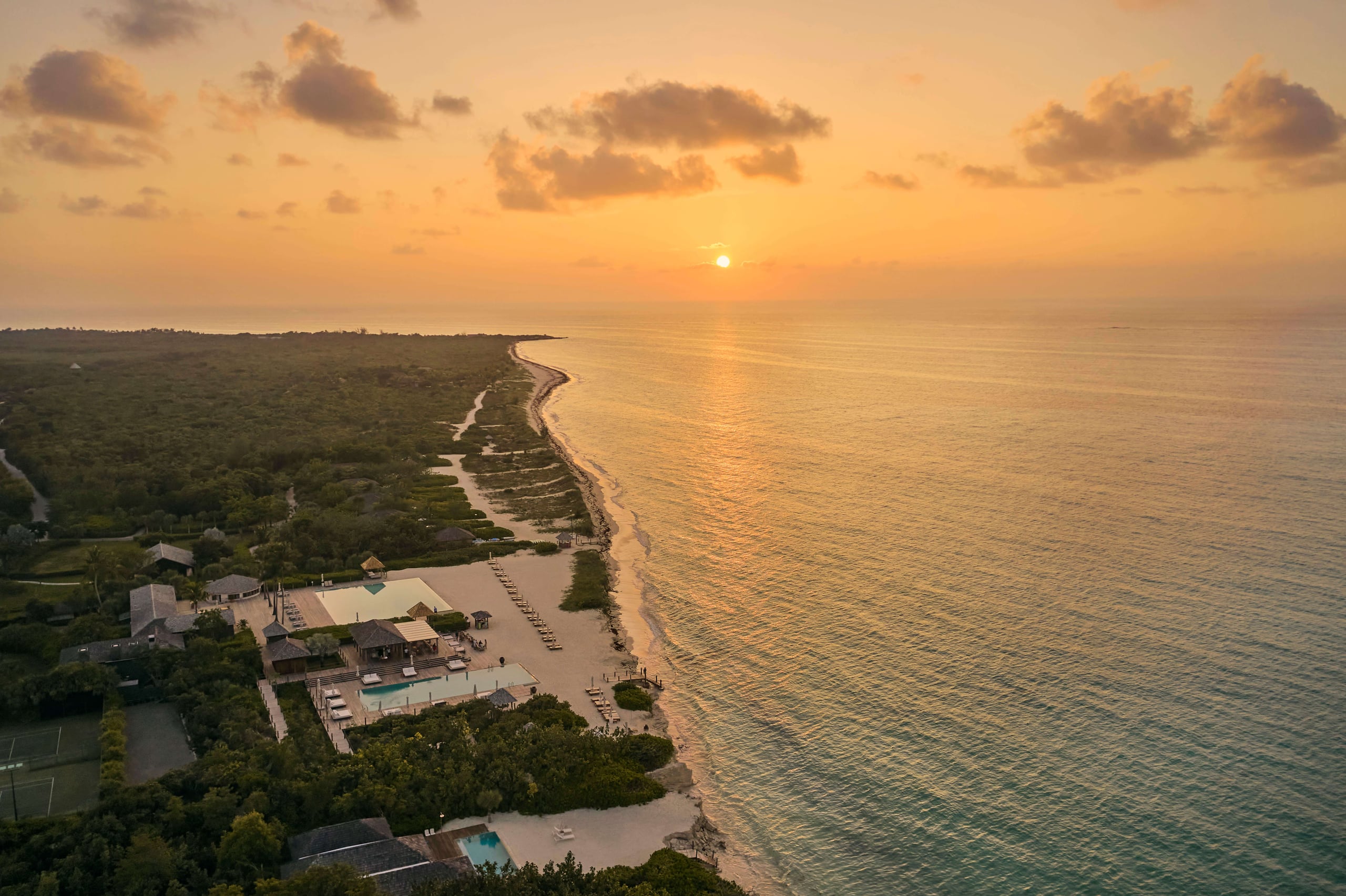 MM 21 Aerial_Resort_sunset