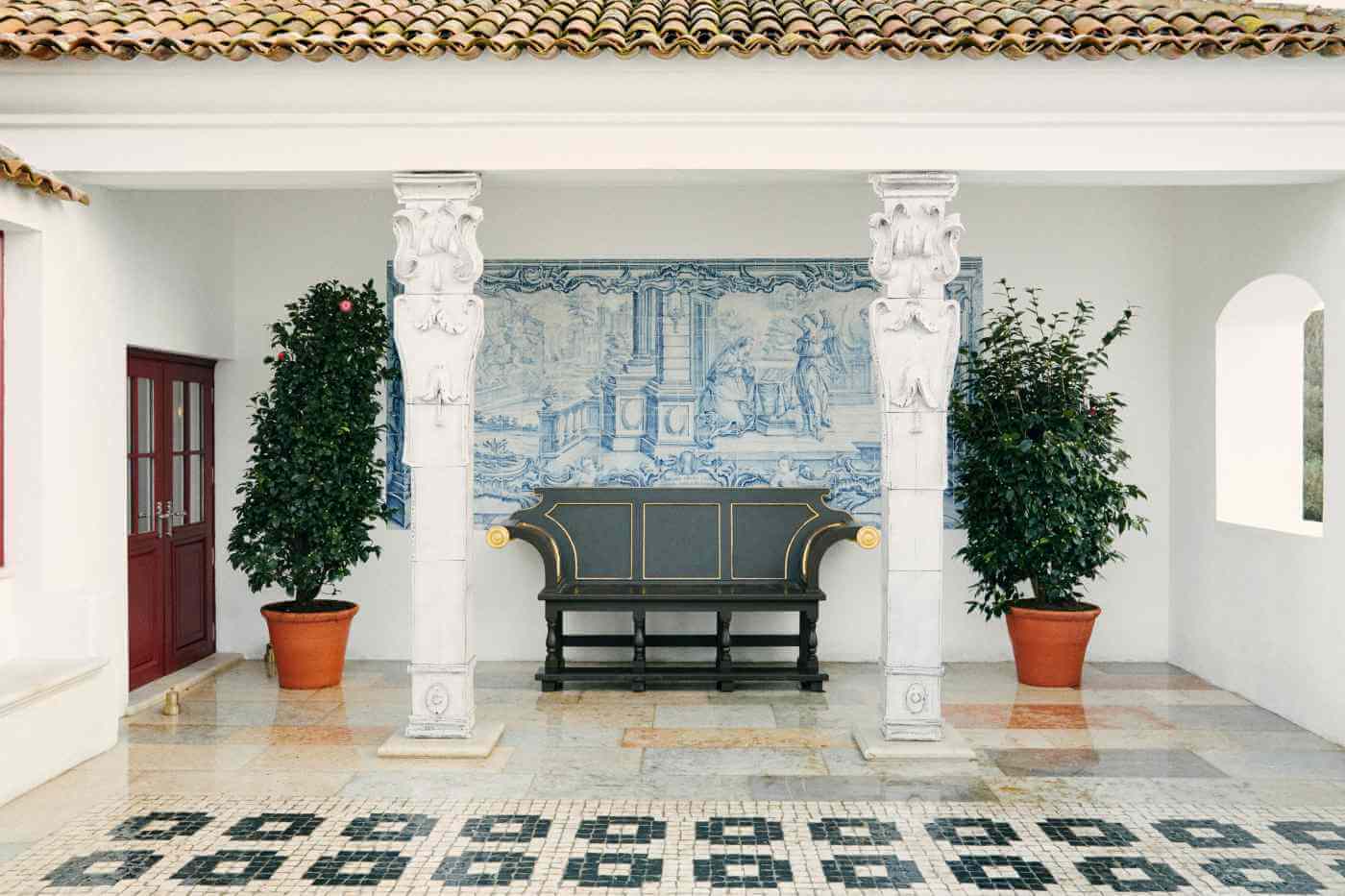Courtyard Vermelho Melides by Christian Louboutin, Portugal
.