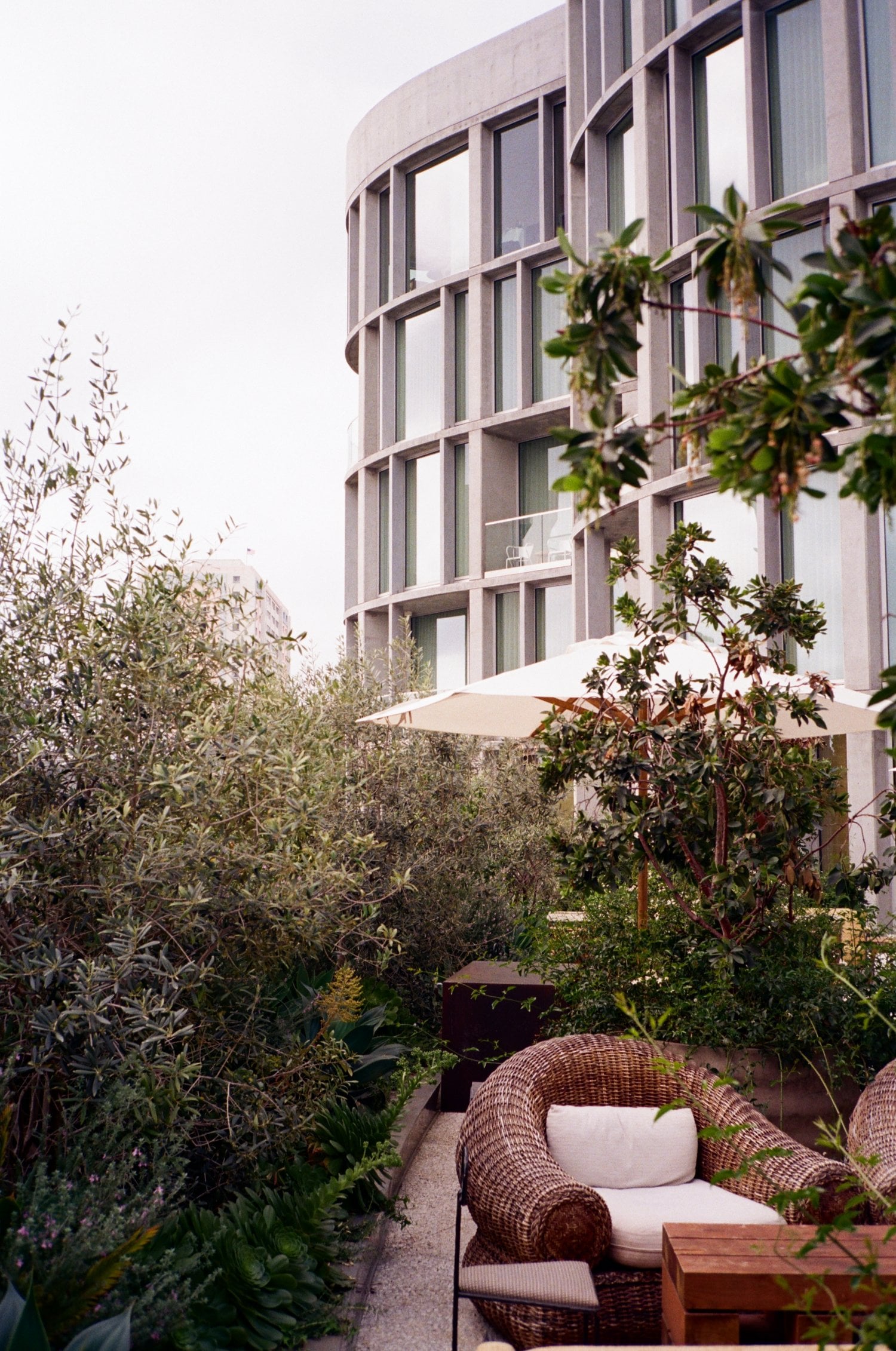 Terrace at Santa Monica Proper Hotel, Design by Kelly Wearstler