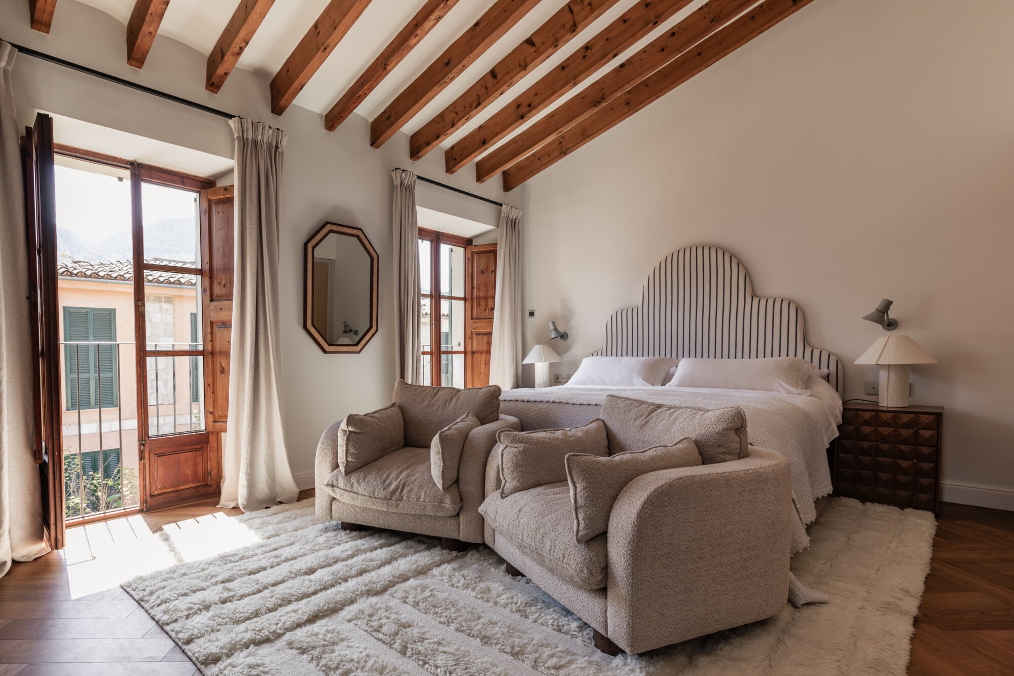 Master Bedroom at Mon Cor in Soller, Mallorca