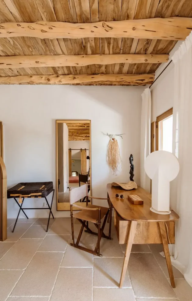 Bedroom at Finca la Inika, Ibiza, Spain